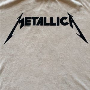 L H&M Metallica T-Shirt